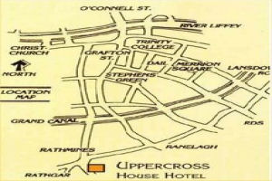 Uppercross House Hotel - Map