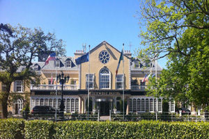 front of hotel 