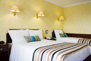 Bedroom within the hotel