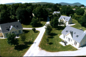 Woodlands Cottages Ariel View