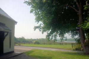 Outside