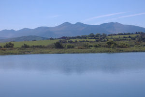 View of the surrounding mountains 