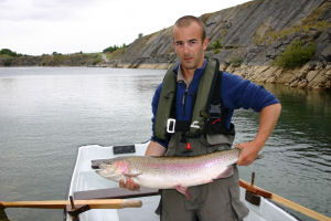 Fishing on Ballyhass Lake