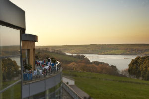 View from Oysterhaven Restaurant 