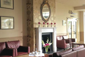 Killeshin Hotel - Lobby with Fireplace