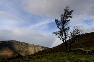 Rainbow over the Wicklow Mountains