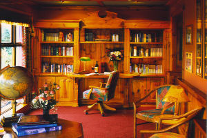 The Library at Kathleens Country Home
