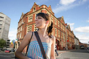 Exterior with girl