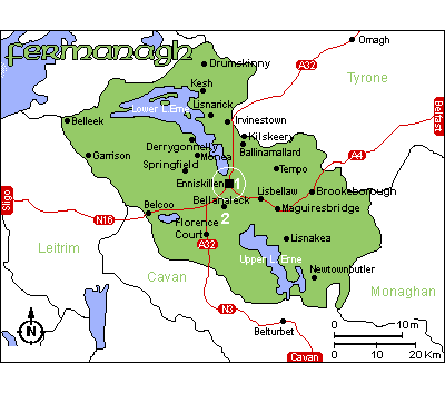 Map of Fermanagh