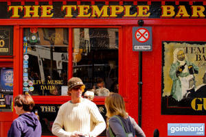 Dublin's Cultural Quarter Temple Bar.