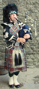 Image: Kilted Piper - Bunratty Castle - Bunratty - County Clare - Ireland.